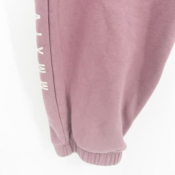 YoungLA Womens Sporty Lounge Dreamers Jogger Pants Sweatpants Size M Mauve - Picture 6 of 8